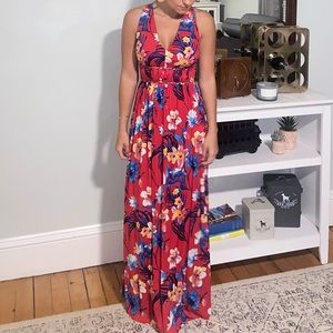 Tropical long maxi